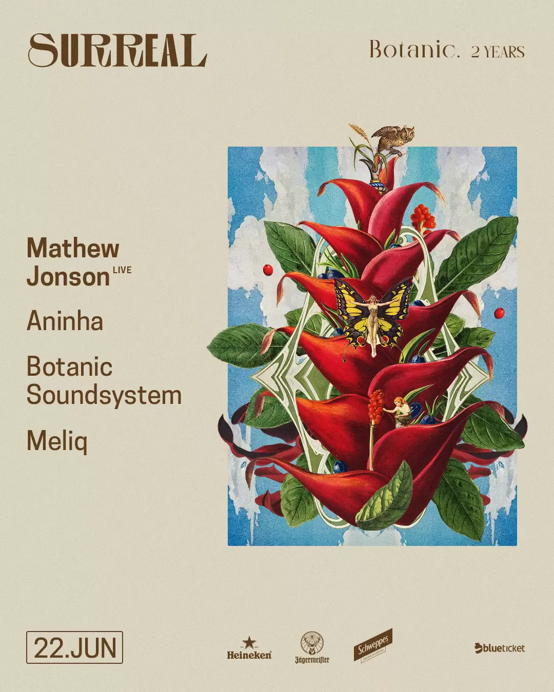  2 ANOS DA FESTA BOTANIC COM MATHEW JONSON NESTE SÁBADO NO SURREAL PARK EM CAMBORIÚ