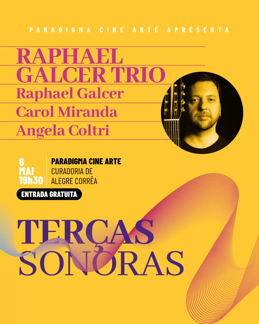 Raphael Galcer revisita 20 anos de carreira em apresentação no projeto Terças Sonoras