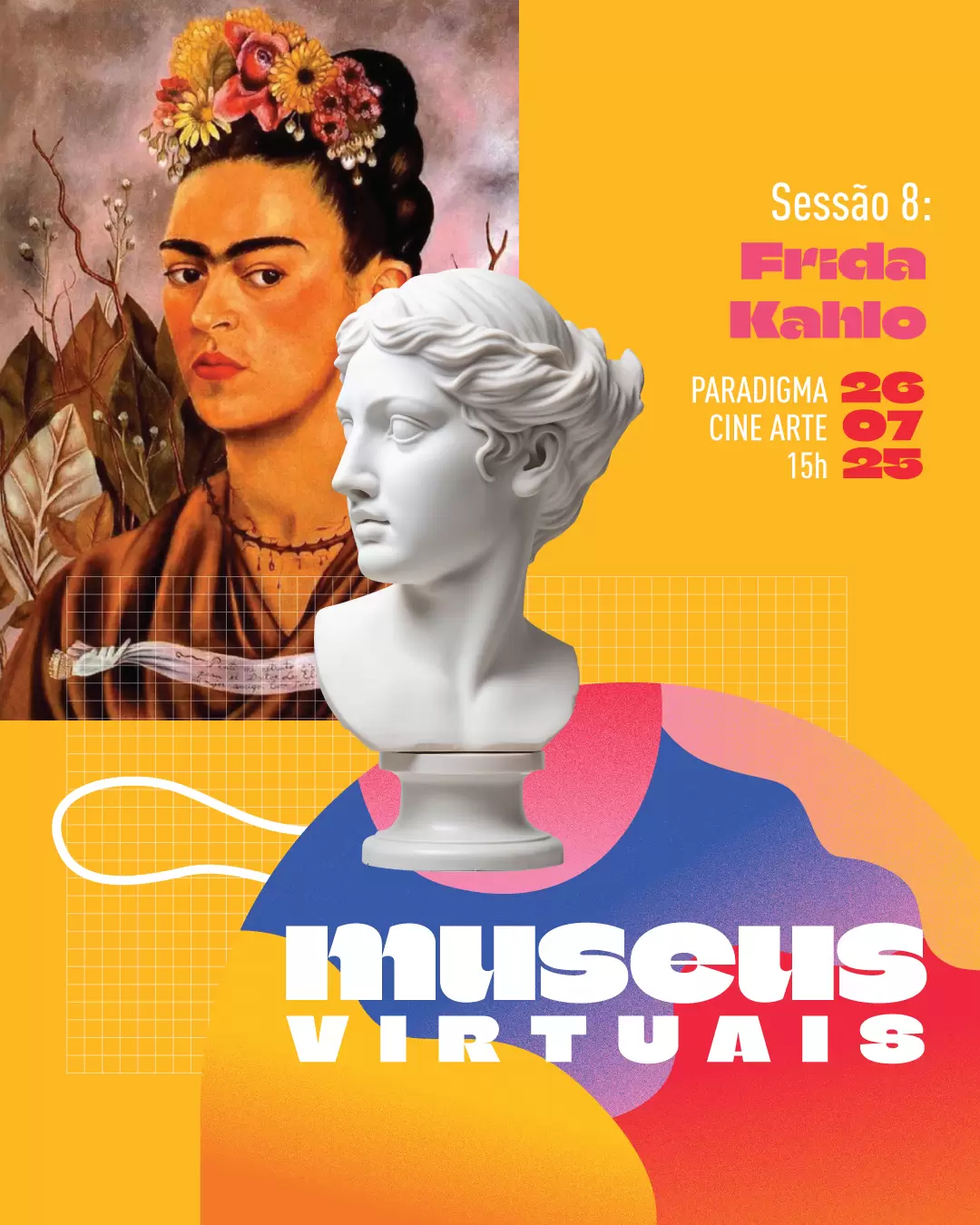 Frida Kahlo em destaque: tour virtual apresenta o legado da artista no Paradigma Cine Arte