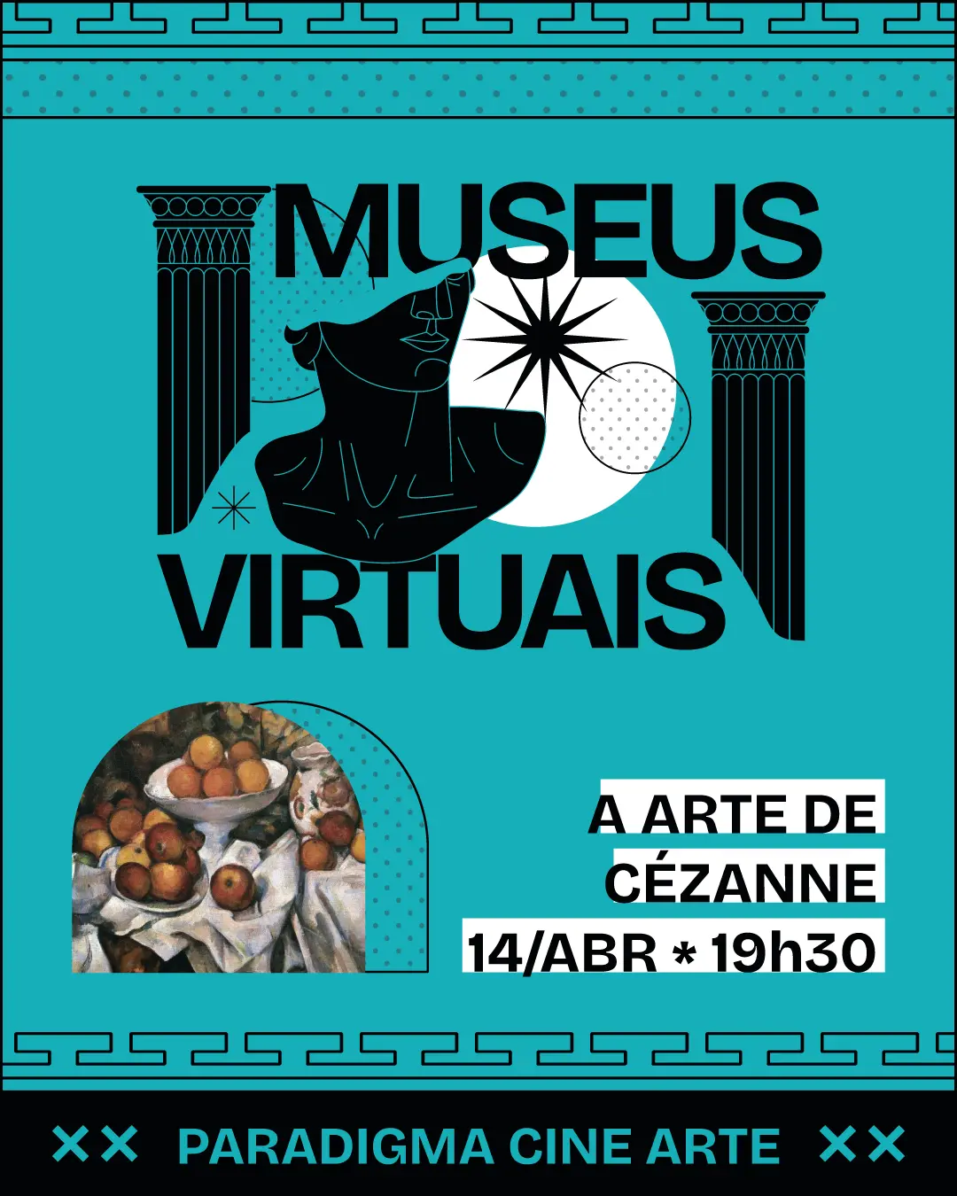  Projeto Museus Virtuais leva o público a uma viagem pela vida e obra de Paul Cézanne em sessão gratuita no Paradigma Cine Arte
