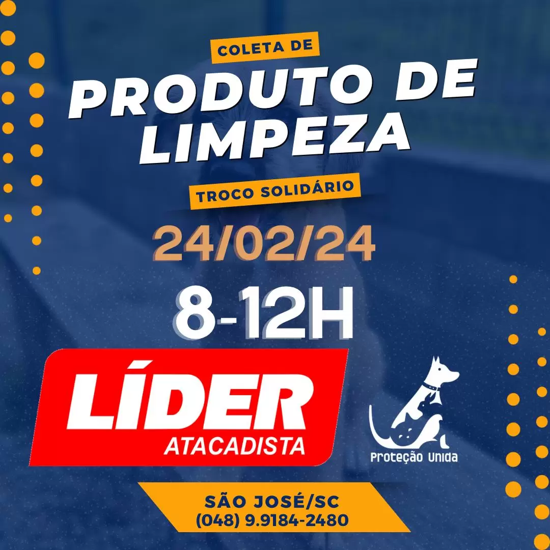 Líder Atacadista realiza ação para ajudar ONG protetora de animais