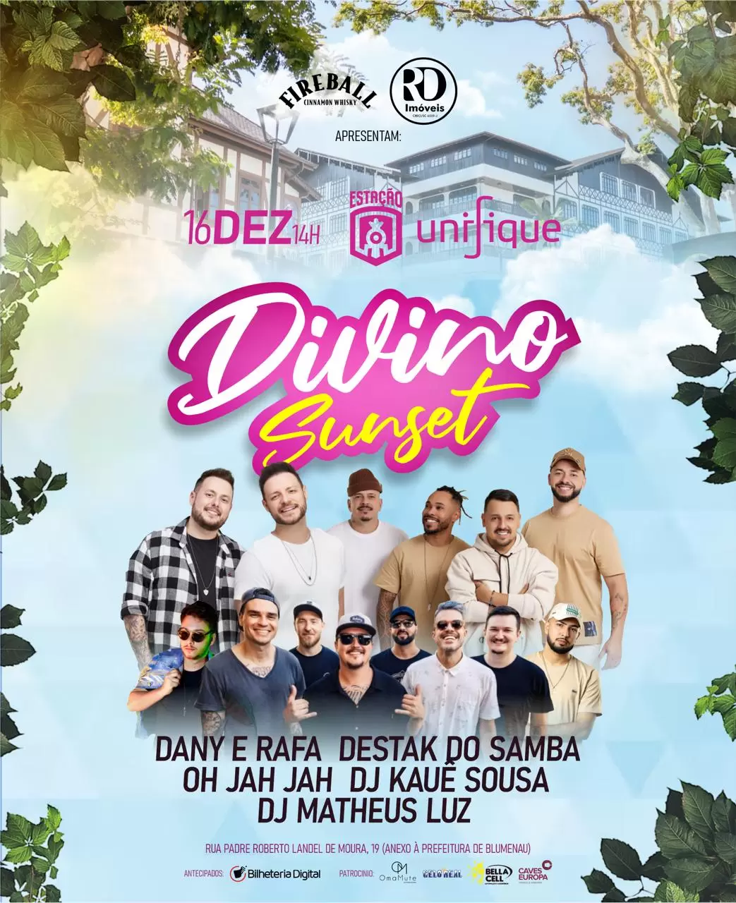 Divino Sunset agita a Estação Unifique no sábado