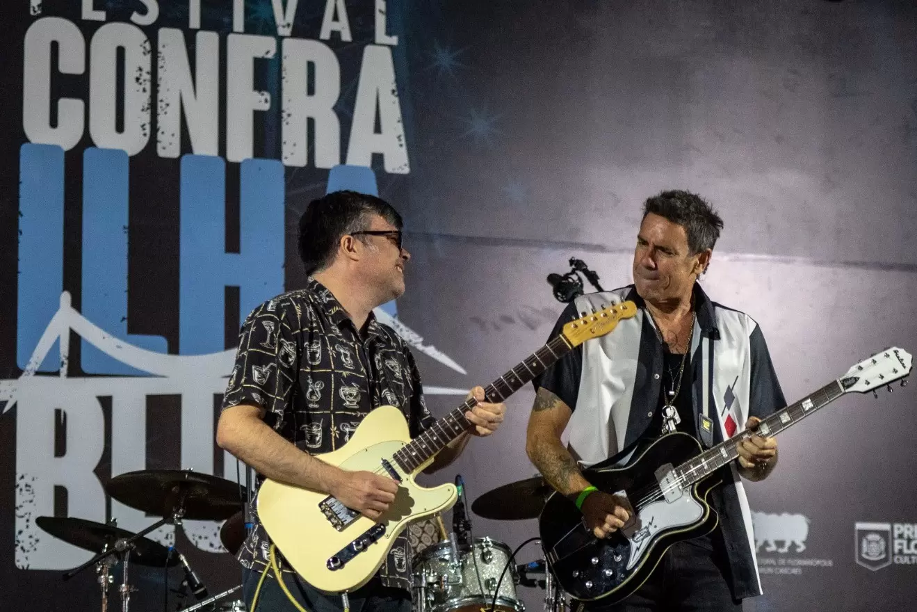 Cris Ferreira e Fernando Noronha fazem show gratuito de blues nesta sexta-feira, no Jurerê OPEN