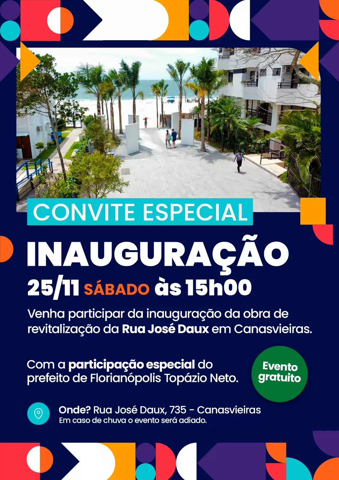 Canasvieiras ganha um novo ponto turístico neste sábado (25)