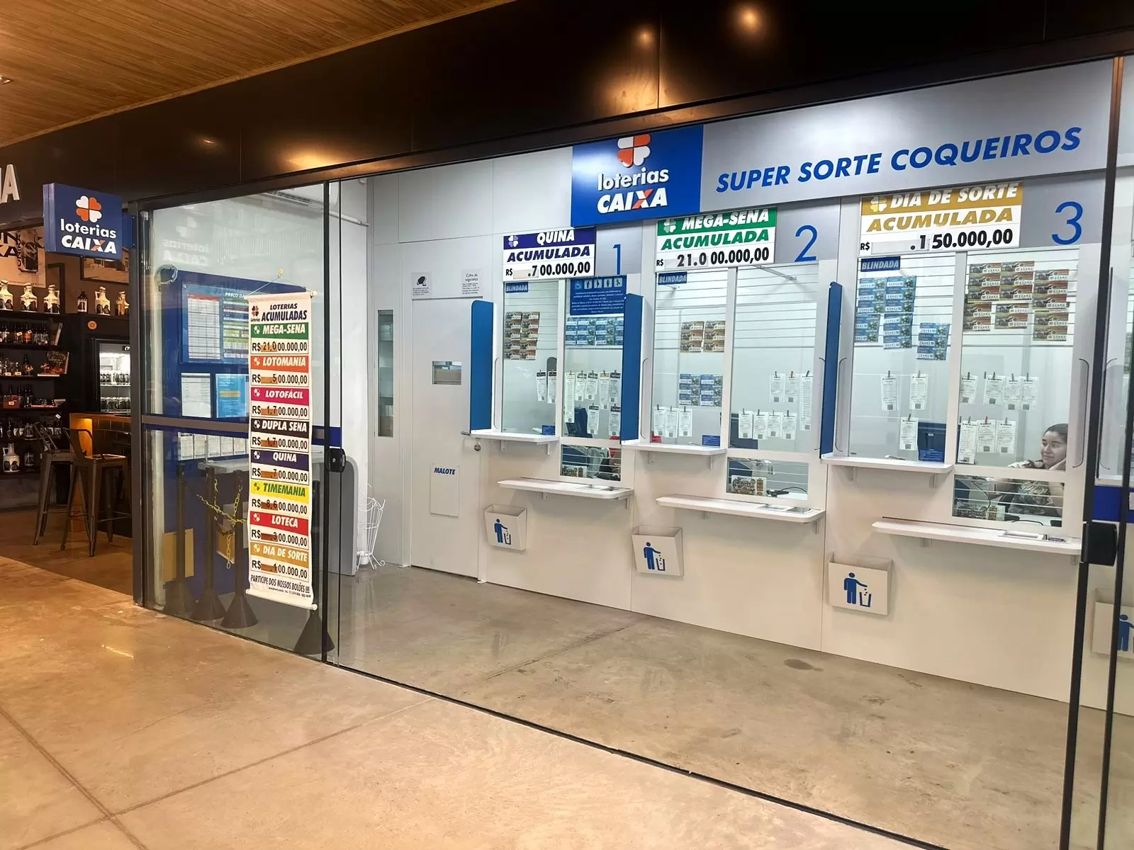  Lotérica é uma das novidades no Mercadão de Coqueiros, em Florianópolis