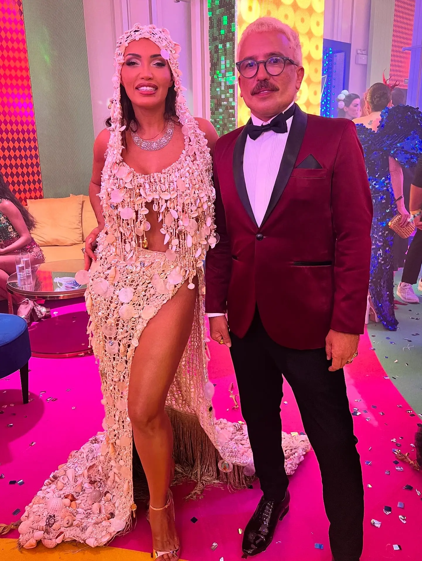 Alex Ferrer representou Santa Catarina no Baile da Vogue, no Rio de Janeiro