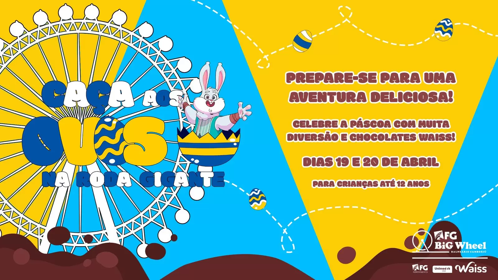 FG Big Wheel promove Caça aos Ovos com brindes especiais na Páscoa
