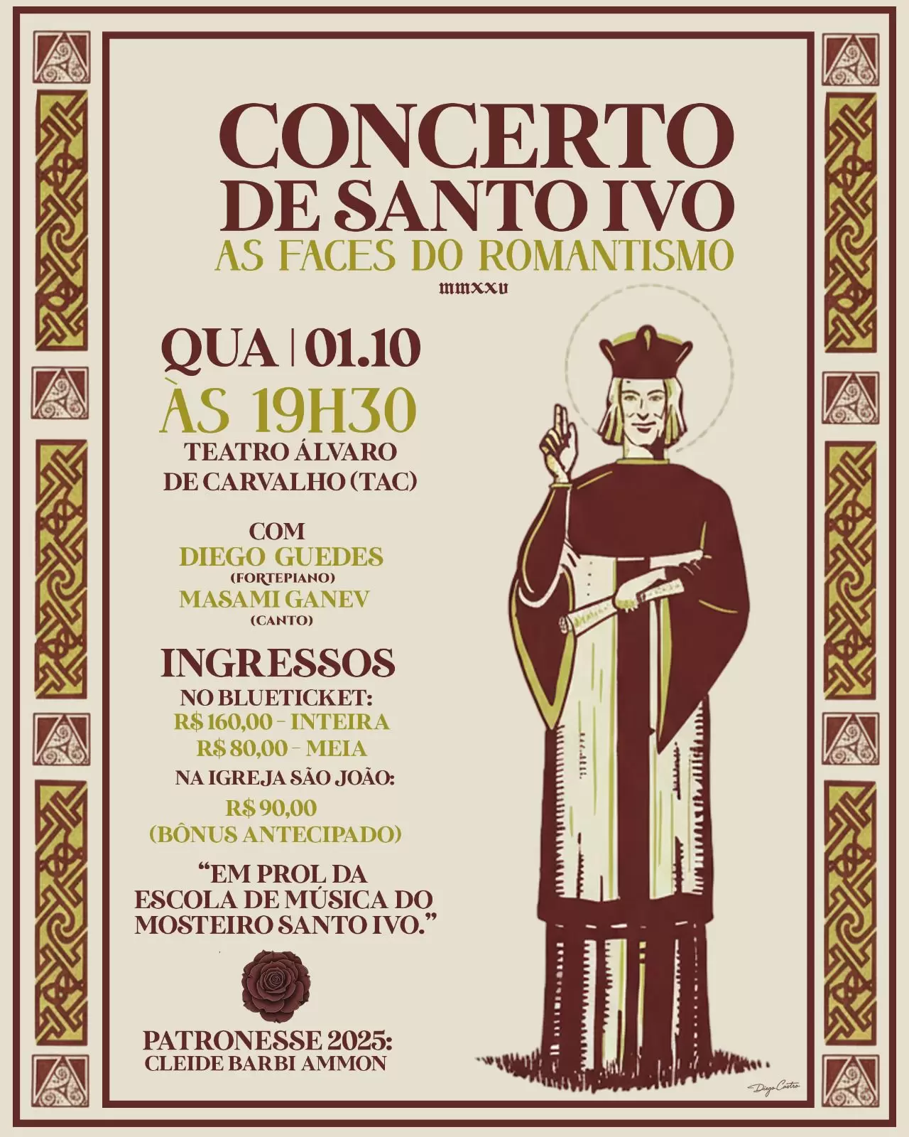 CONCERTO DE SANTO IVO 2025 – “AS FACES DO ROMANTISMO”