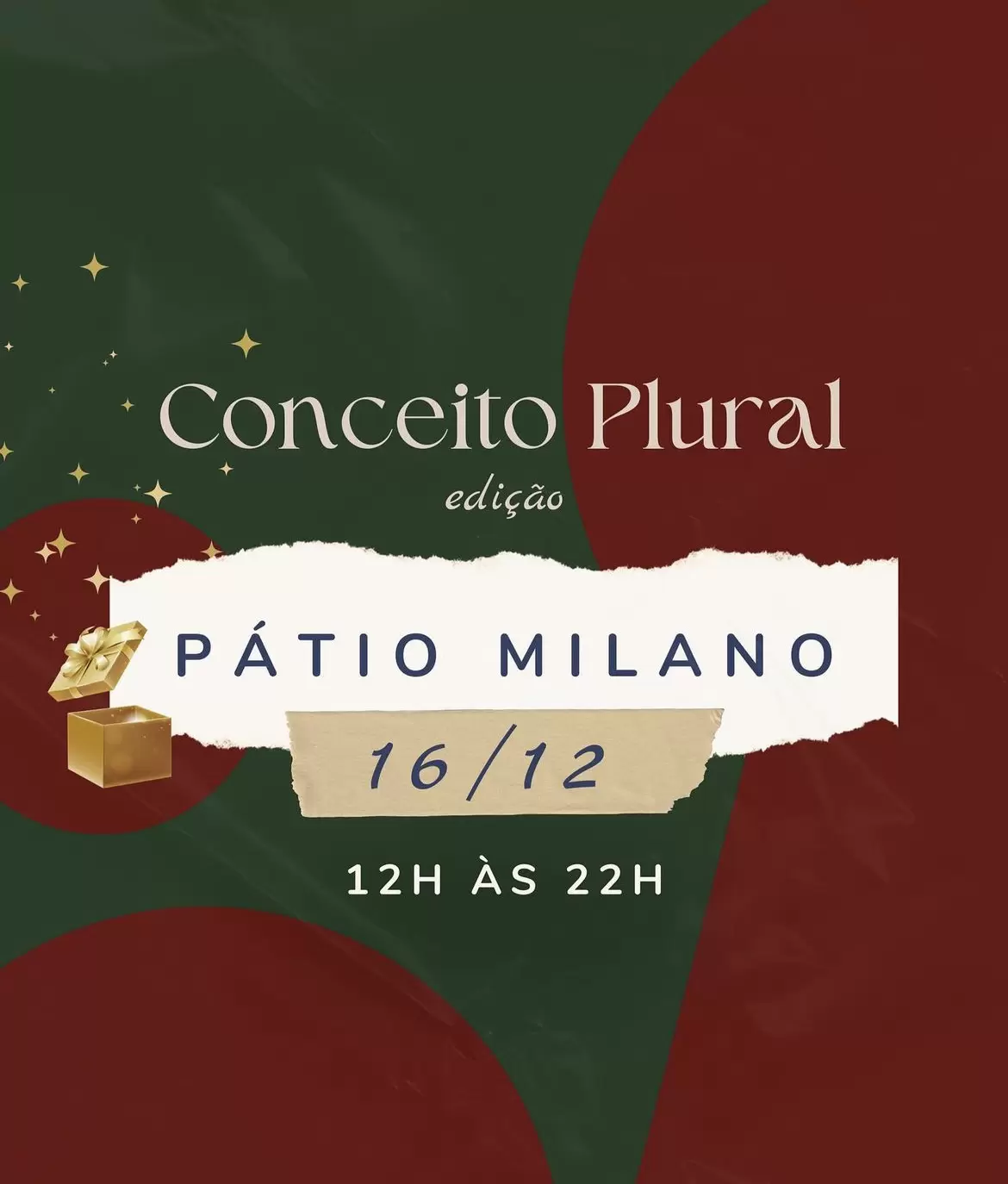 Edição inédita da Conceito Plural acontece no Pátio Milano neste sábado