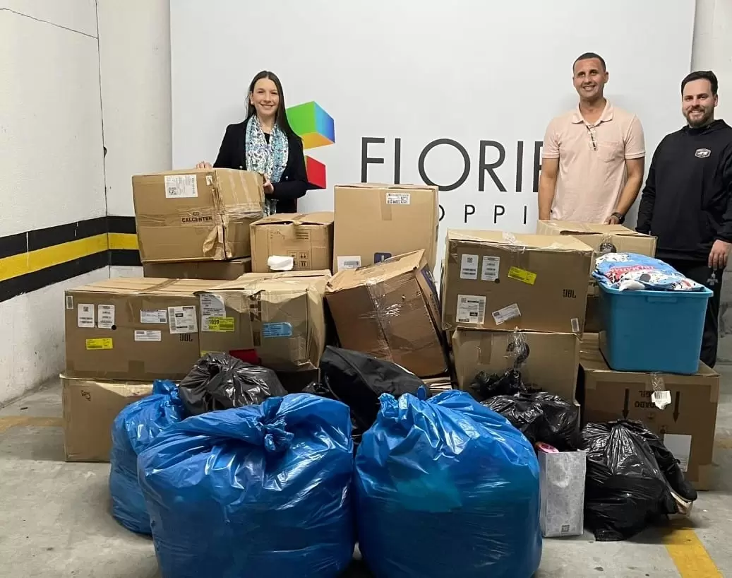 Solidariedade em alta: Campanha “Aqueça uma Vida” arrecada quase 3 mil peças no Floripa Shopping