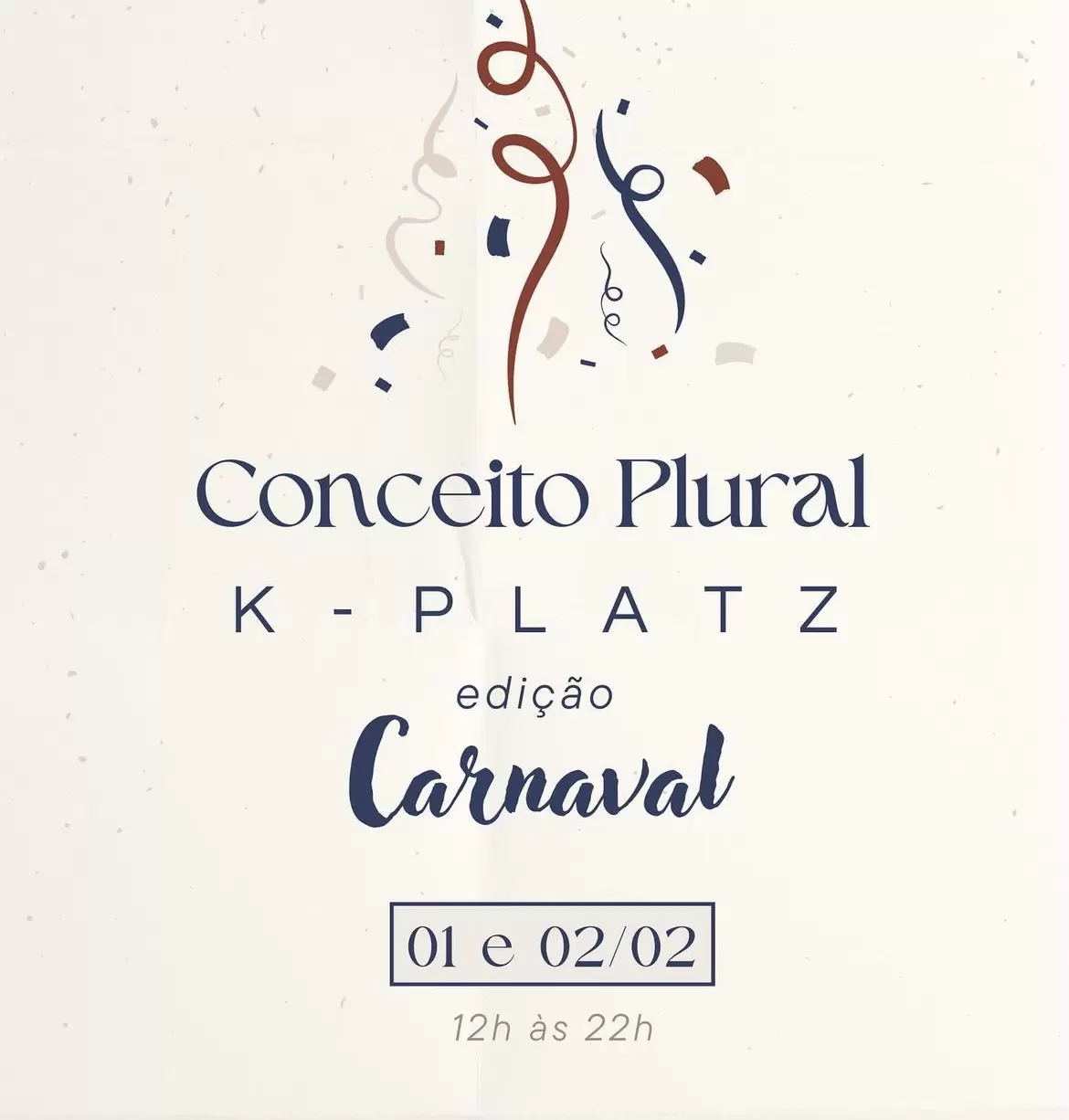 CONCEITO PLURAL E K-PLATZ ABREM ALAS PARA O CARNAVAL