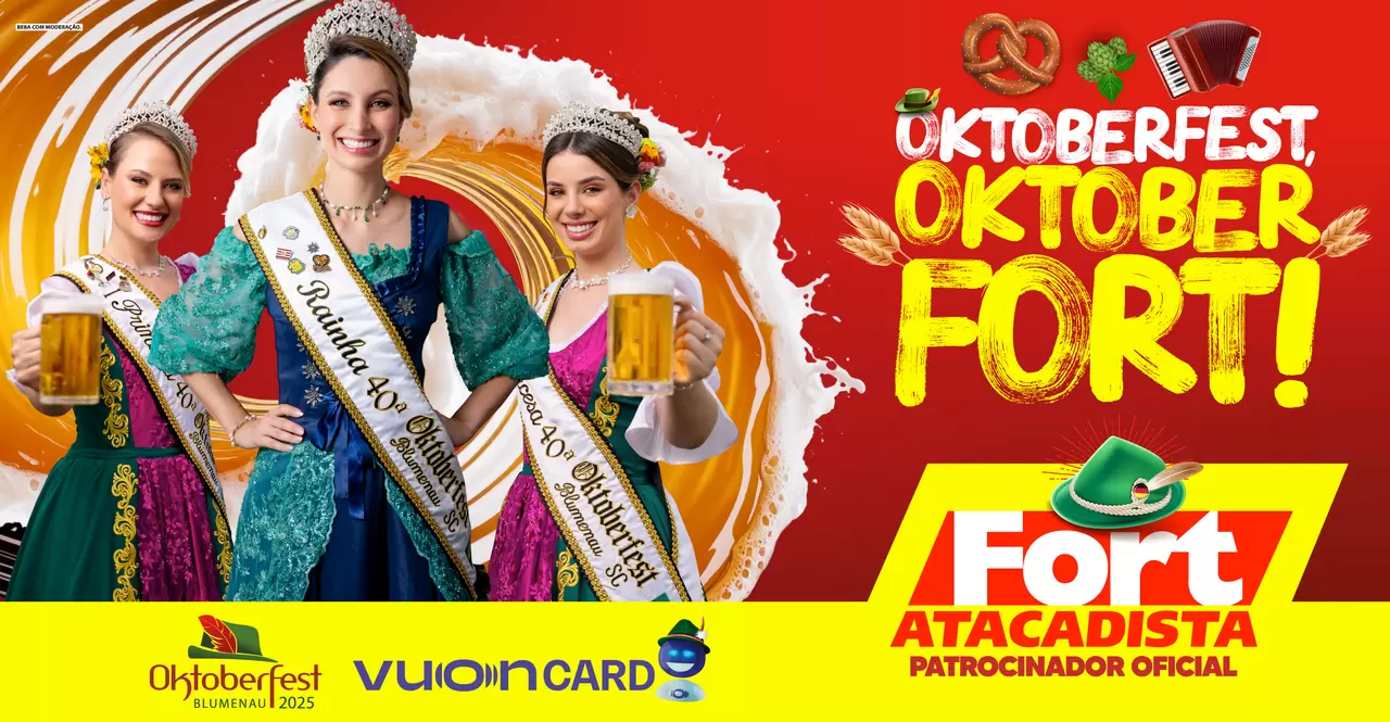 Fort Atacadista patrocina Oktoberfest de Blumenau pelo 4º ano consecutivo e agita o Parque Vila Germânica