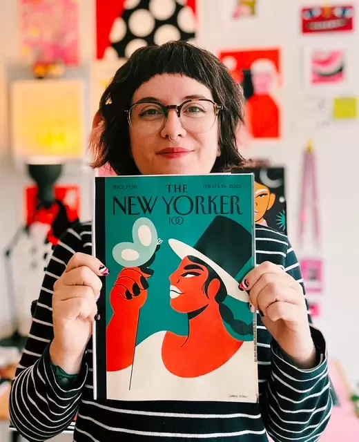 ILUSTRADORA BRASILEIRA CRIA UMA DAS CAPAS DA EDIÇÃO COMEMORATIVA DO THE NEW YORKER