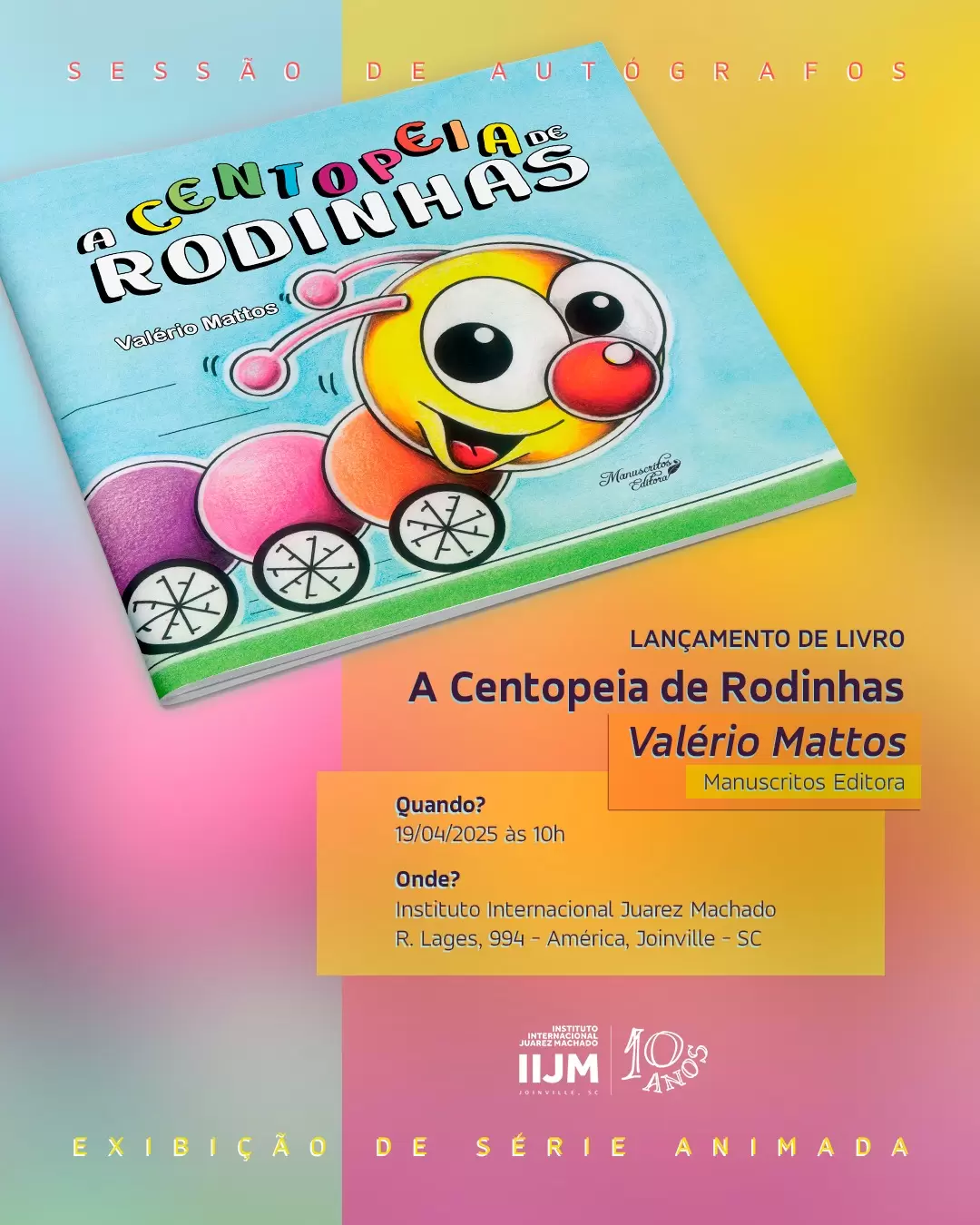 Livro infantil com mensagem poderosa chega ao IIJM!
