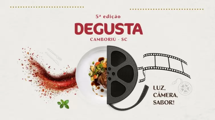 Degusta Camboriú une gastronomia e filmes em edição especial inspirada no Cinema Brasileiro