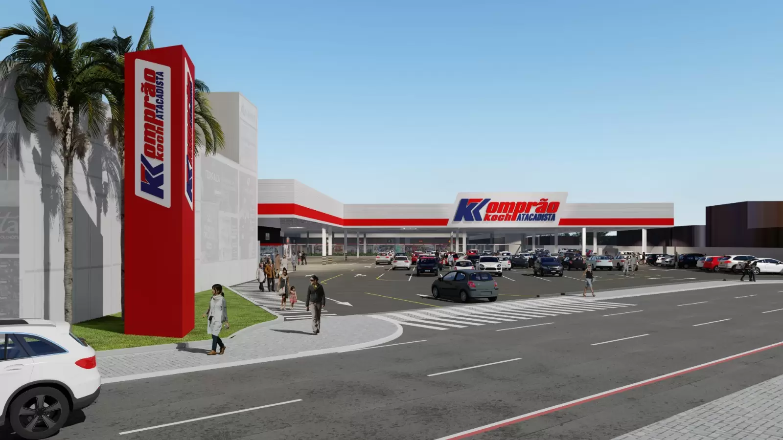 Loja pioneira do Grupo Koch em Tijucas reabre totalmente reformada como Komprão