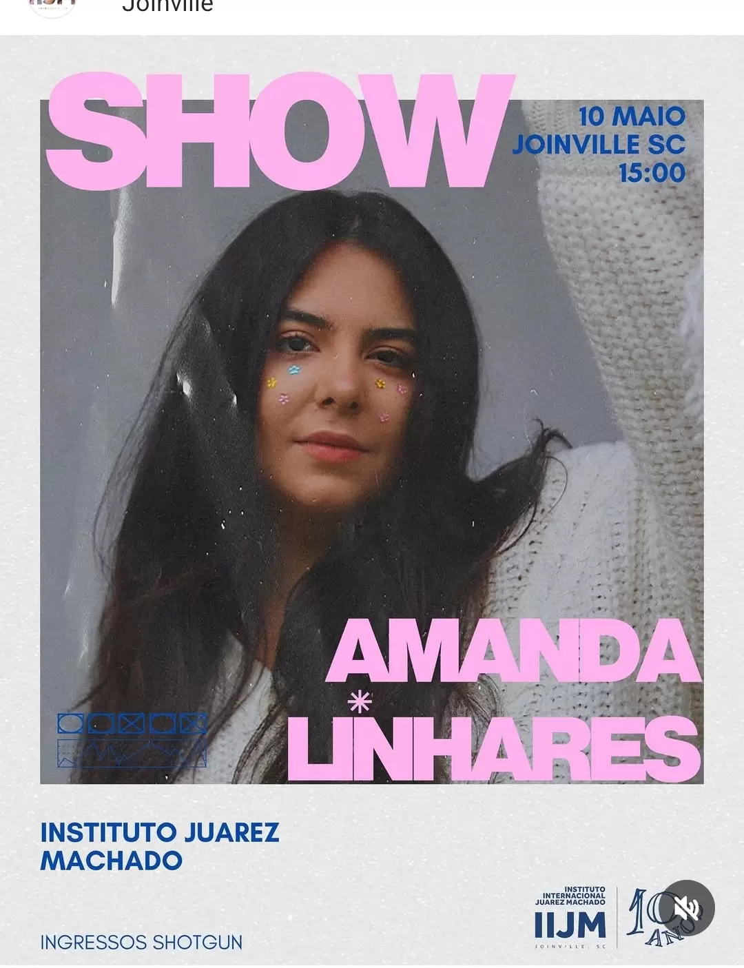 AMANDA LINHARES ANUNCIA SHOW ESPECIAL EM JOINVILLE
