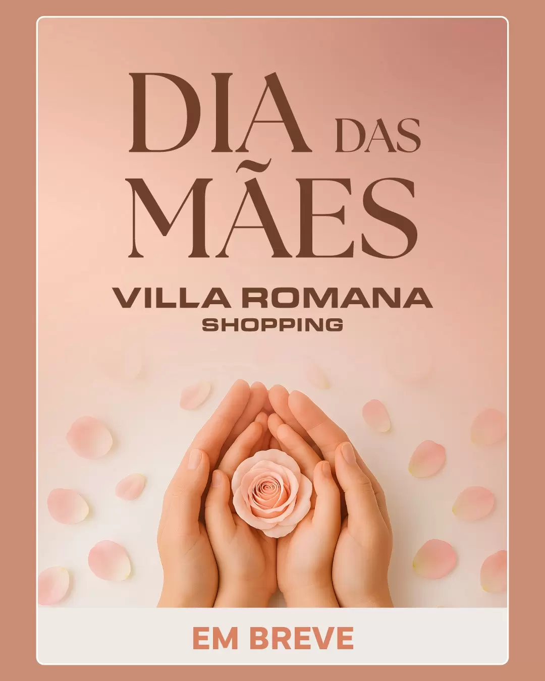 Para celebrar o Dia das Mães, Villa Romana Shopping presenteia clientes com flores e chás