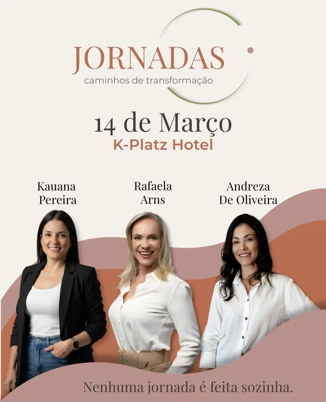 Jornadas – caminhos de transformação promove evento presencial para mulheres 14 de março, em São José