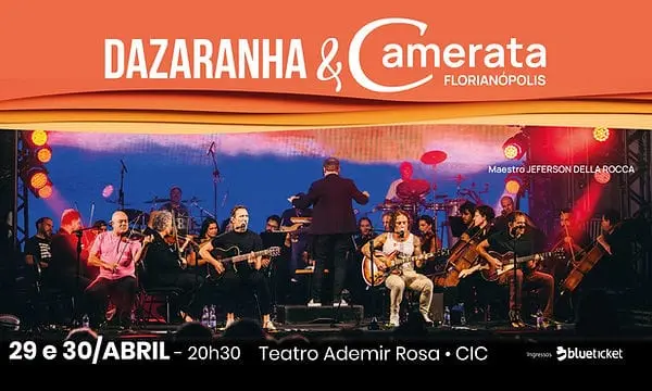 Freguesia Bar oferece coquetel exclusivo para convidados no lançamento do espetáculo Dazaranha e Camerata Florianópolis