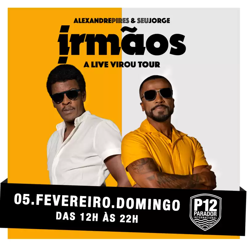 Alexandre Pires e Seu Jorge apresentam o show 