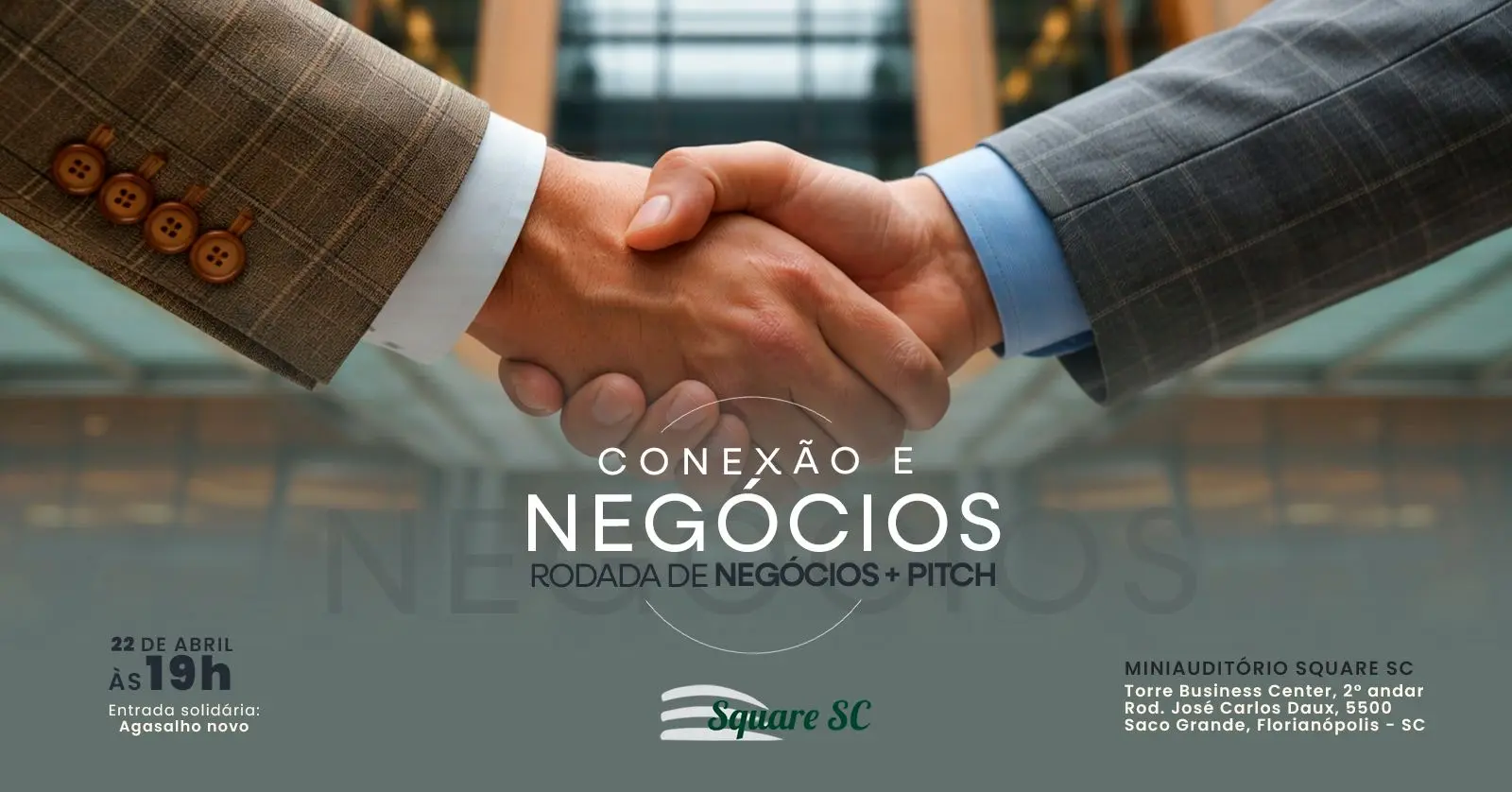 Square SC promove rodada de negócios para conectar empresários e estimular parcerias em Florianópolis