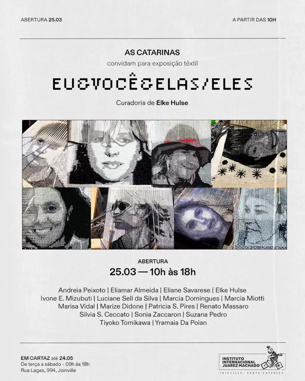 Coletivo As Catarinas em homenagem à mulher no IIJM