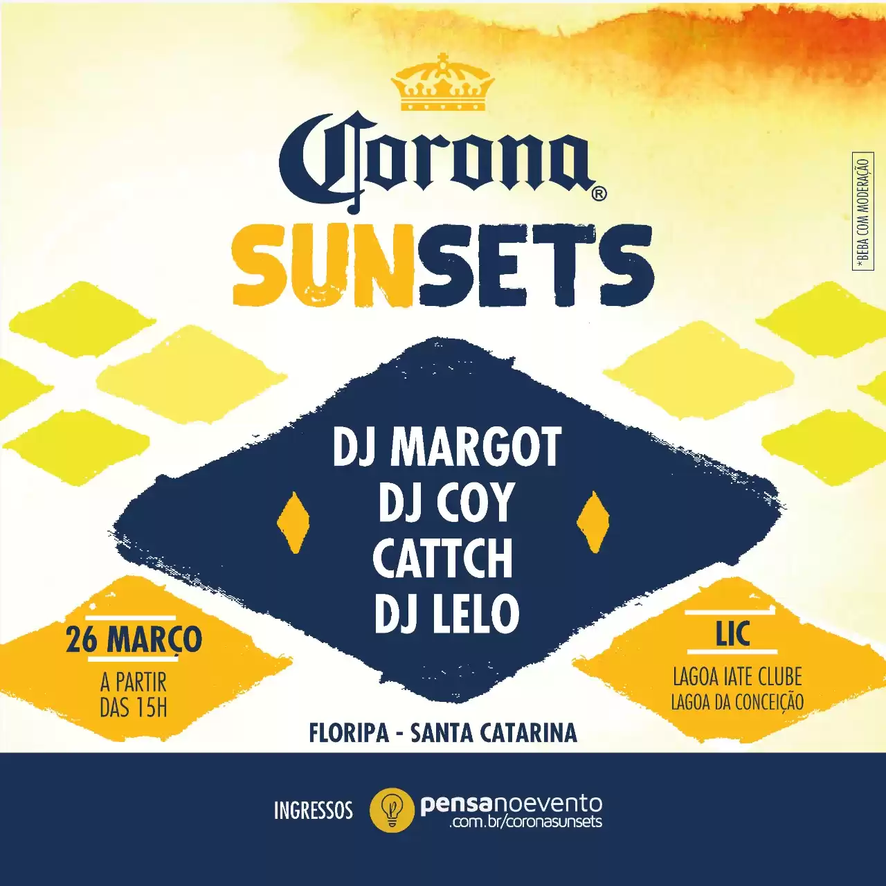 Corona Sunsets anuncia line up do evento em Floripa