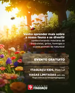 Shopping Itaguaçu oferece oficina de boas-vindas à estação das flores - Clube do Champanhe