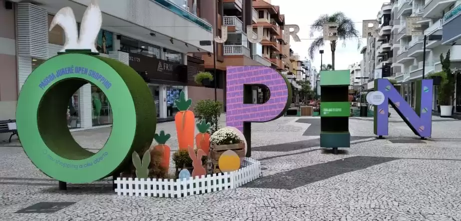 Páscoa terá três dias de programação para as crianças no Jurerê Open Shopping
