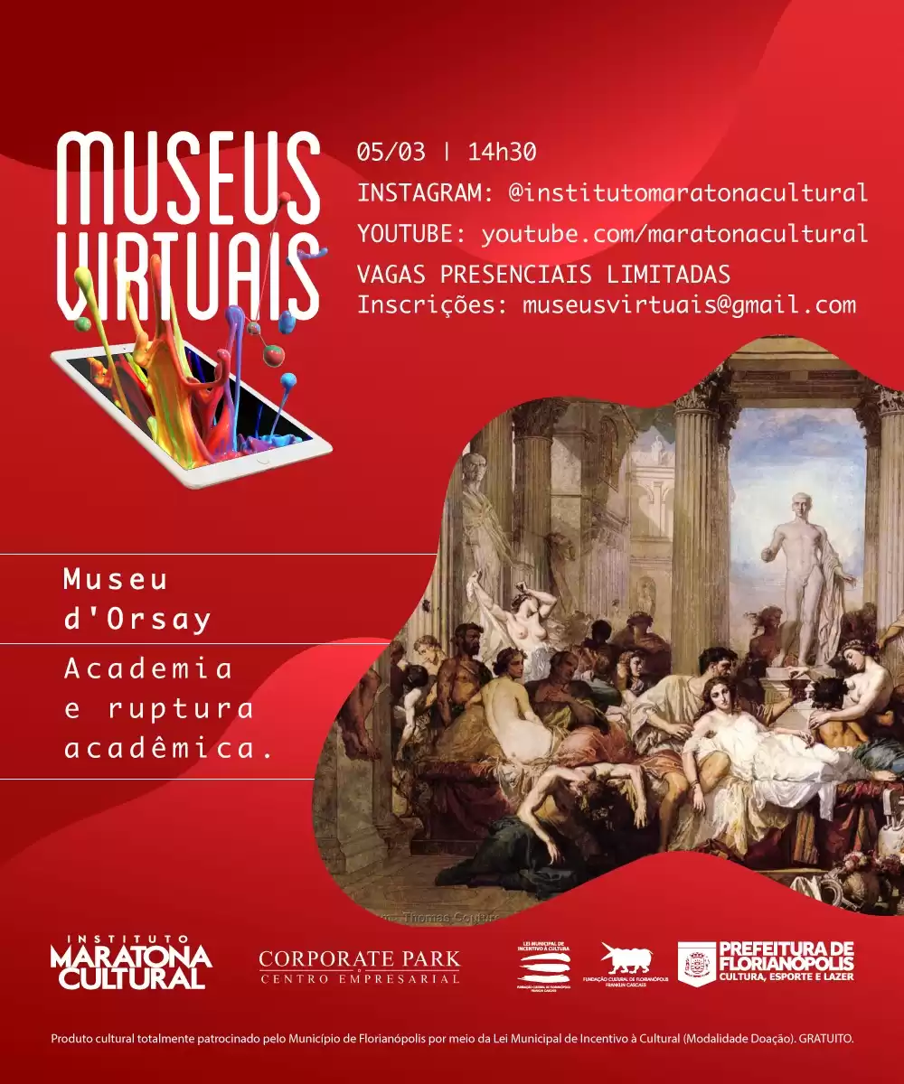 Projetos Museus Virtuais abre o calendário de 2022 com sessão neste sábado, 05 de março.