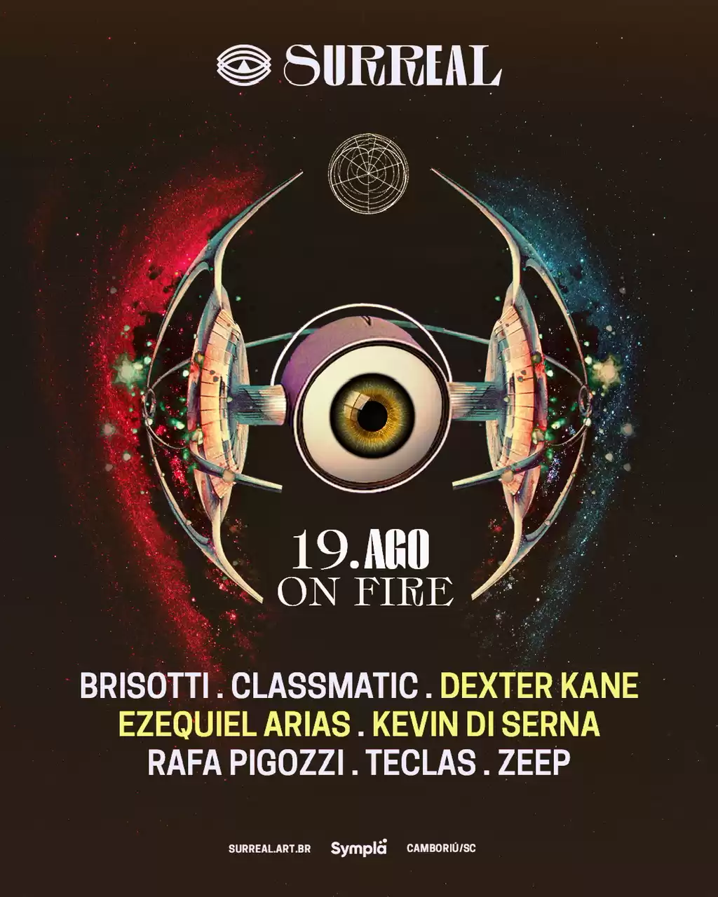 SURREAL PARK APRESENTA FESTA ON FIRE NESTA SEXTA-FEIRA 19 DE AGOSTO