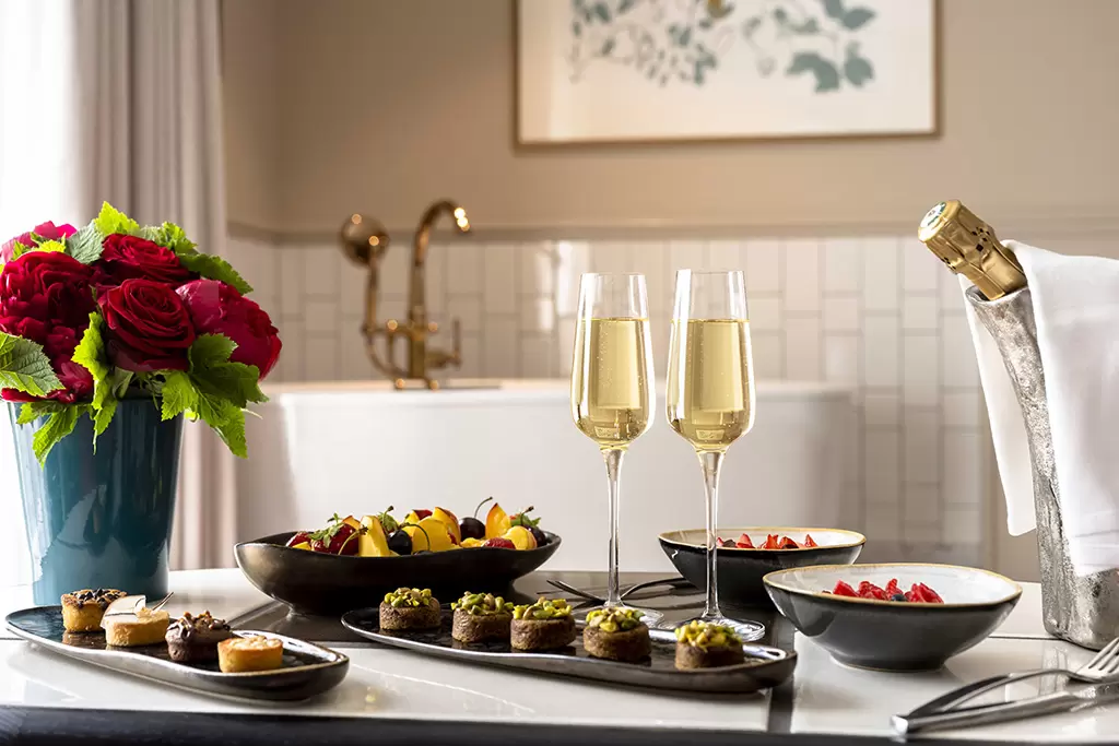 Saint Valentin no Hotel Le Scribe: l'amour est dans l'air